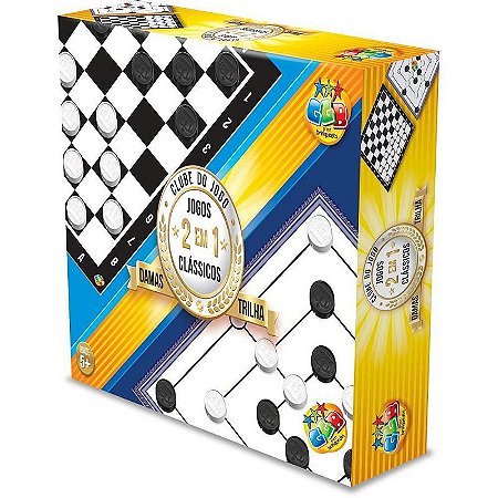 Jogo De Tabuleiro 2 Em 1 Dama E Trilha