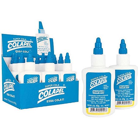 Cola Escolar Colapel 40g Cx Com 12