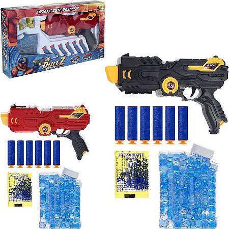 Lançador De Bolas De Gel Com 6 Dardos