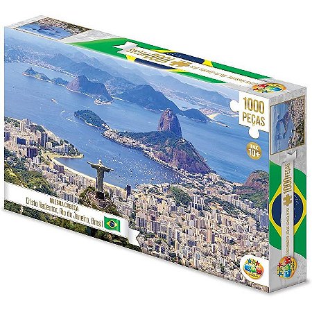 Quebra-cabeça Cartonado Cristo Redentor 1000 Peças
