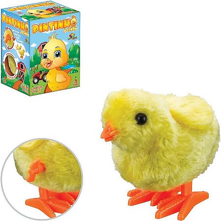 Brinquedo Para Bebê Animal Pintinho A Corda