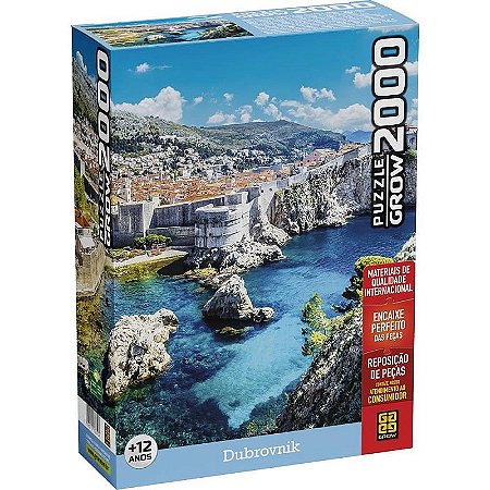 Quebra-cabeça Cartonado Dubrovnik 2000 Peças