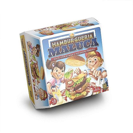 Jogo De Tabuleiro Hamburgueria Maluca