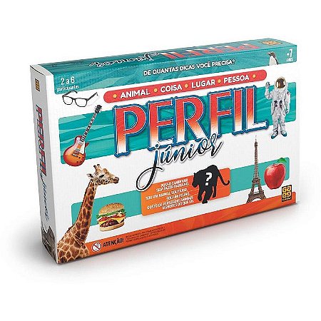 Jogo De Tabuleiro Perfil Junior