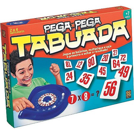 Jogo De Tabuleiro Pega Pega Tabuada