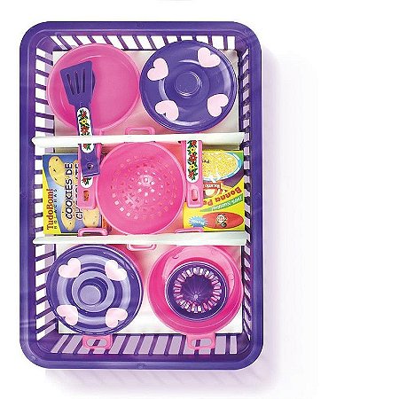 Brincando De Casinha Jogo De Panelinhas - 13 Peças