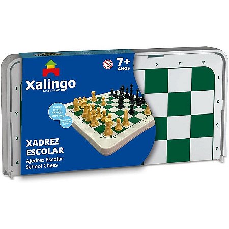 Jogo De Xadrez Escolar (plástico)
