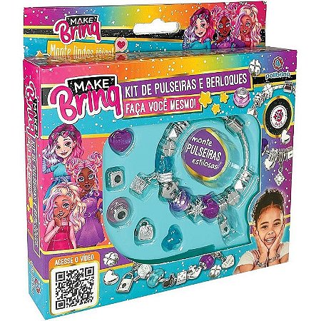 Bijuteria E Miçanga Make Brinq Pulseira E Berloque Ki