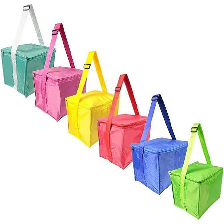 Bolsa Térmica Para 24 Latas - Cores Sortidas