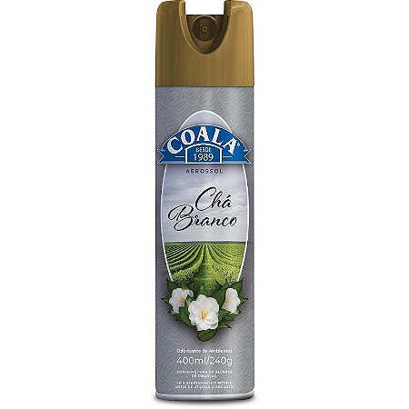 Odorizador De Ambiente Coala Chá Branco 400ml/240g Aerossol