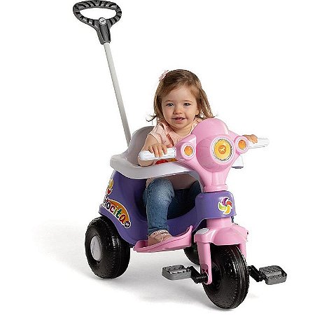Veículo Para Bebê Velocita Lilás 2 Em 1 Com Som