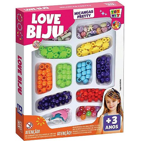 Bijuteria E Miçanga Love Biju Pretty 170pcs+fio
