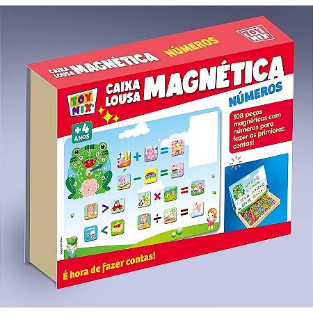 Brinquedo Educativo Quebra-cabeça Magnético Com Lousa