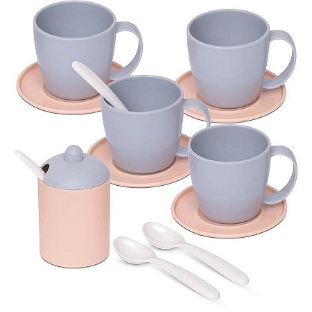 Brincando De Casinha Jogo De Xícaras Baby Gourmet Com 13 Peças