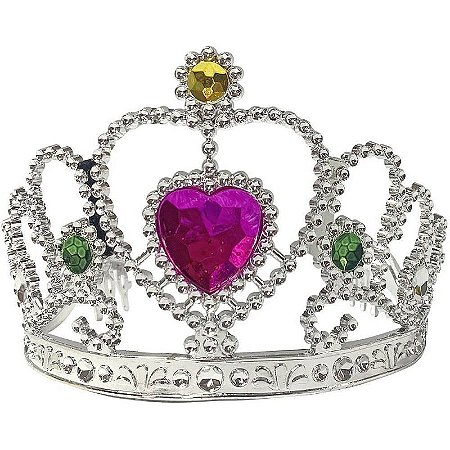 Fantasia Acessório Coroa Princesa 11x9cm Pacote Com 06