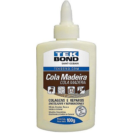 Cola Para Madeira Tekbond 100g - Caixa Com 12