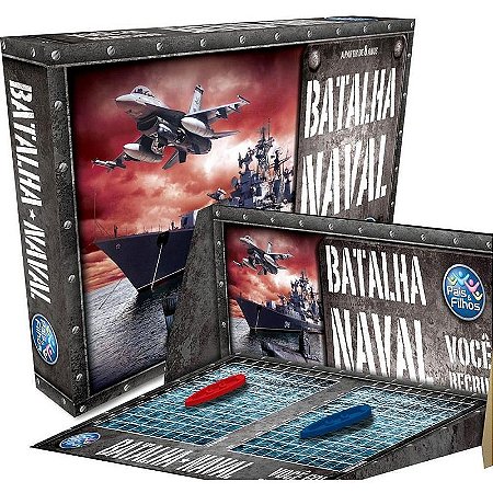 Jogo De Tabuleiro Batalha Naval Estratégico Com Peças E Tabuleiros