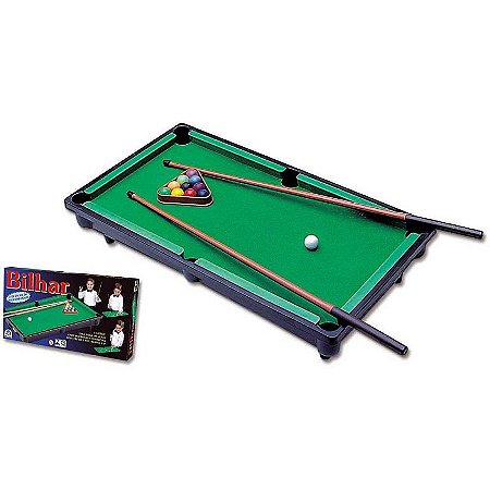 Jogo Diverso Bilhar Para Crianças Com Mesa De Pvc E Acessórios