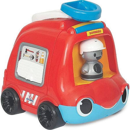 Brinquedo Para Bebê Truckids Bombeiro C/atividades