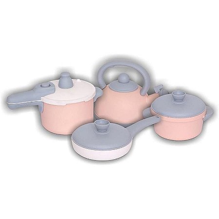 Kit Panelinhas Mercotoys Baby Gourmet 4 Peças
