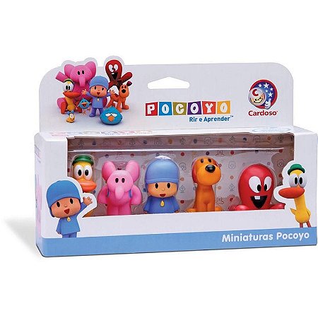 Boneco E Personagem Pocoyo Miniaturas Com 5 5cm Vini
