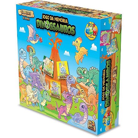 Jogo Da Memória Dinossauro 48 Peças