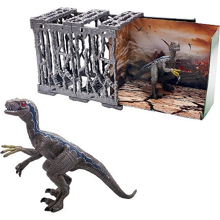 Dinossauro Dino Na Jaula Com Movimento