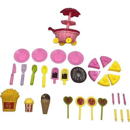Brincando De Casinha Lanche Da Turma 31 Peças