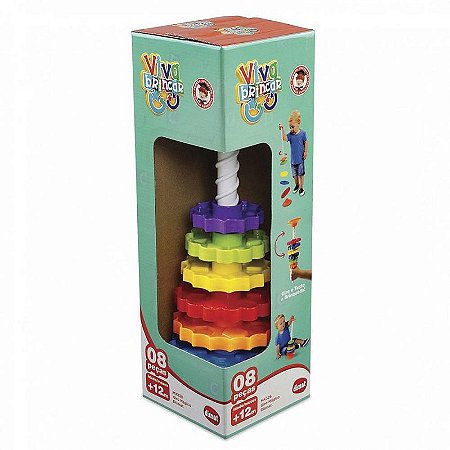 Brinquedo Educativo Giro Mágico 08 Peças