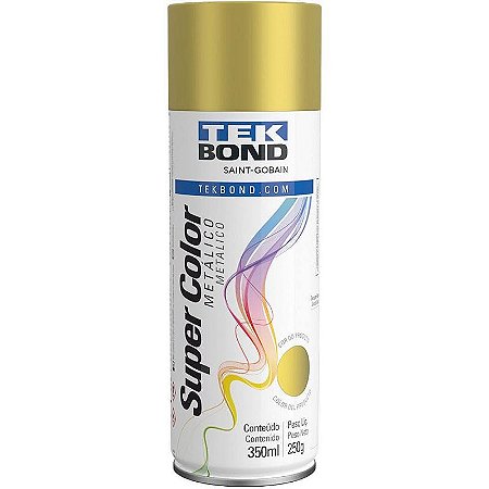 Tinta Spray Metálico Dourado 350ml/250g