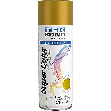 Tinta Spray Metálico Ouro 350ml/250g