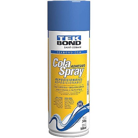 Cola Spray Reposicionável 500ml Tekbond