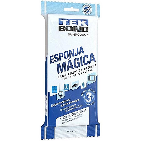 Esponja Para Limpeza Esponja Mágica Leve 3 Pague 2 Bloco Com 03