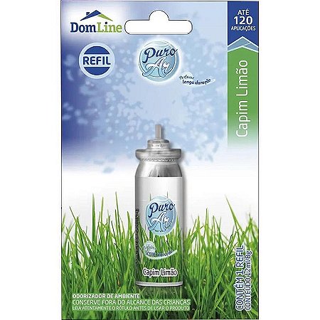 Odorizador De Ambiente Puro Ar Refil 12ml.capim/limao Blister