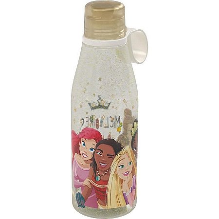 Garrafa Plástica Princesas Abre Fácil 530ml