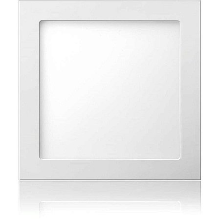 Luminária Led Quadrada 18w De Sobrepor 6500k
