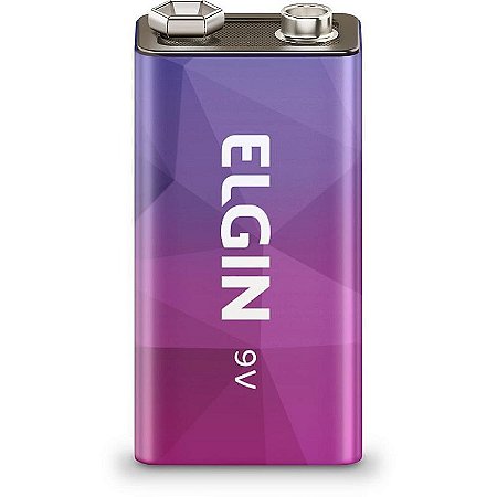 Pilha Bateria 9v Recarregável 250mah - Elgin Energy