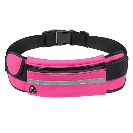 Pochete Bolsa Treino Impermeável  Cor:rosa
