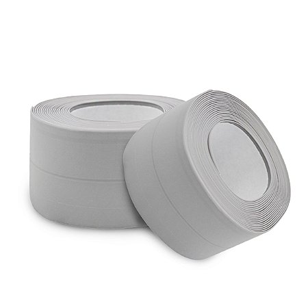 Fita De Vedação Para Porta 3 Metros X 3,5cm - Cinza