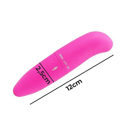 Vibrador Personal Mini Ponto G Aveludado Silencioso Cor:rosa