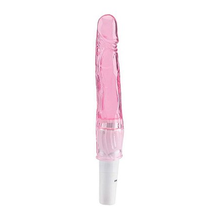 Vibrador Ponto G Estimulador Macio Jelly Silencioso Cor:rosa