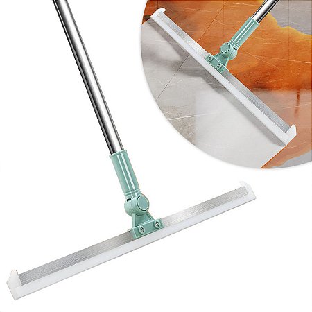 Rodo Vassoura Silicone Multifuncional Com Cabo Extensor