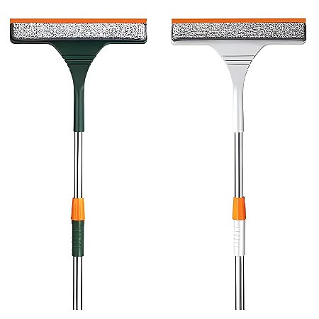 Rodo Vassoura Vidro Extensível Microfibra Cor:verde