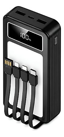 Power Bank Carregador Portátil Turbo 20.000mah Utilidade