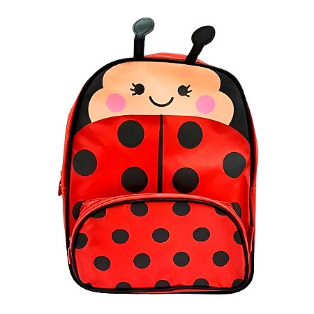 Mochila Infantil Bichinhos Escolar Estampa:joaninha