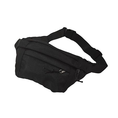 Pochete Bolsa Grande Transversal Ajustável Celular Cor:preto