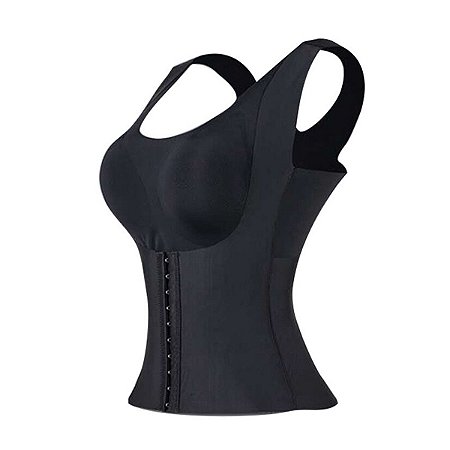 Cinta Modeladora Sem Costura 4 Em 1 Bojo Preto Tamanho:l