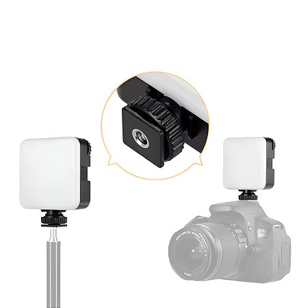 Mini Luz Led Portátil Para Vídeo Câmera Rgb Lâmpada
