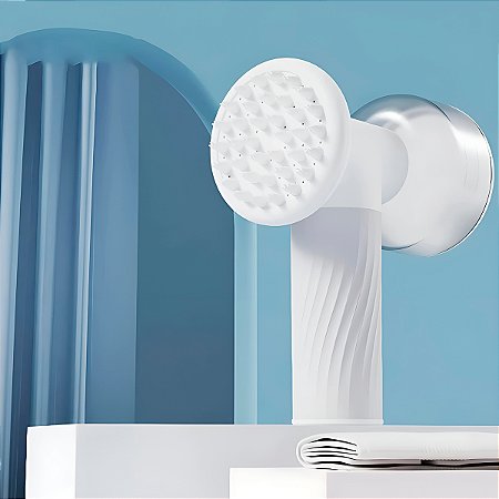 Escova Massageador De Banho Elétrica Com Dispenser Cães
