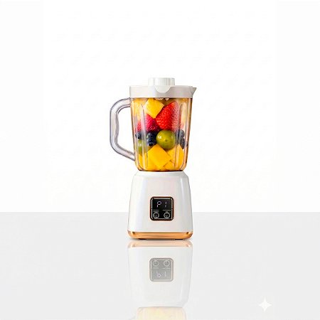 Mini Liquidificador Compacto Mixer Recarregável Cor:branco